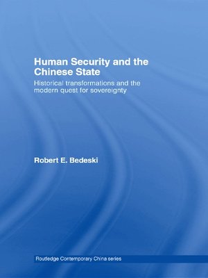 cover image of Human Security and the Chinese State